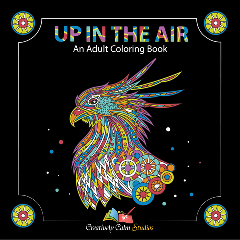 Adult Coloring Book Set - Into the Jungle, Under the Sea, Up in the Air