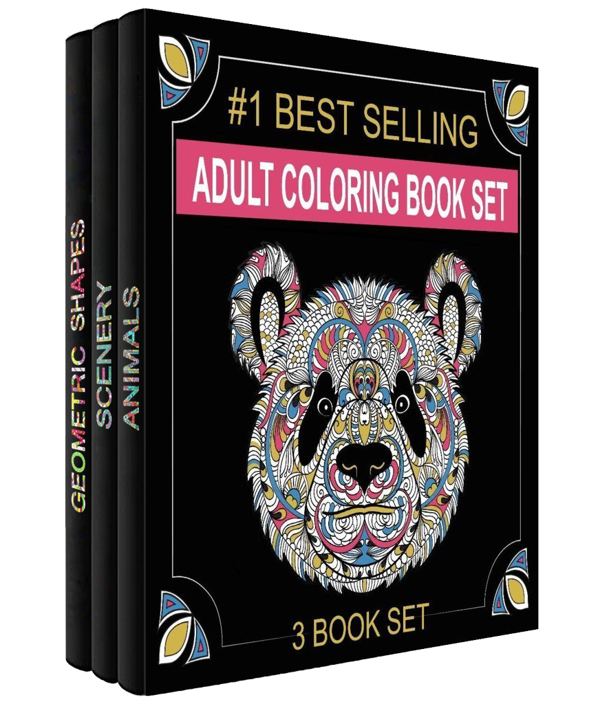 Adult Coloring Book: Animals Bonus Flower Pattern: Animals